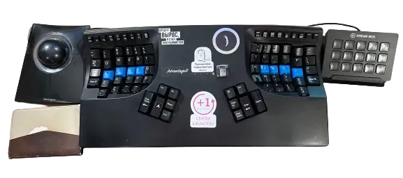 Keyboards &amp; a trackball